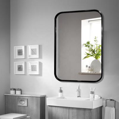 China Amazon Traditional Crazy Hot 2021 Mirror With Black Matt Frame DKR01 for sale