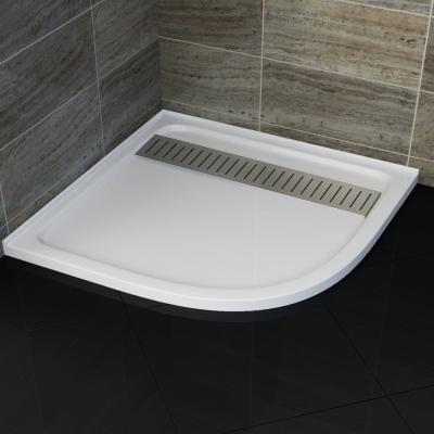 China Hotel Modern Portable ABS High Racks Can Add Stainless Steel Drain Covers And Lips Shower Tray for sale