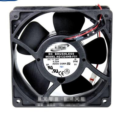 China Industrial equipment AQ1224HB-F51 24V dc 12038 120x120x38mm 12cm 3000RPM IP68 waterproof brushless DC fan for sale