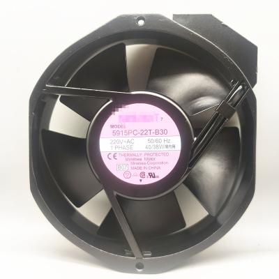 China Industrial Equipment 17238 172x38mm 38W 220V AC Cabinet Inverter UPS Power Supply Axial Fan 5915PC-22T-B20 for sale