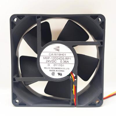 China Industrial Equipment MMF-12D24DS-CM1/CP1/RP1 12038 120x120x38mm 12cm DC 24V 0.36A 3 Wire Inverter Axial Fan for sale