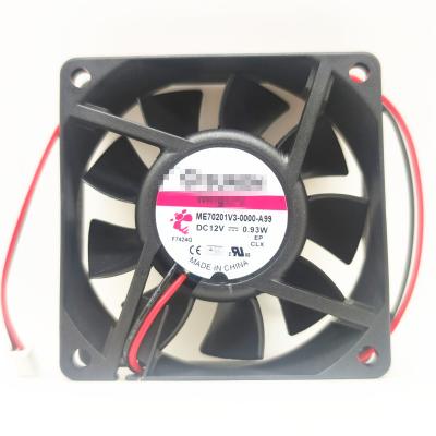 China Other 7020 12VDC 0.93W ME70201V3-000C-A99 /ME70201V3-0000-A99 0.93W 7cm Fan for sale