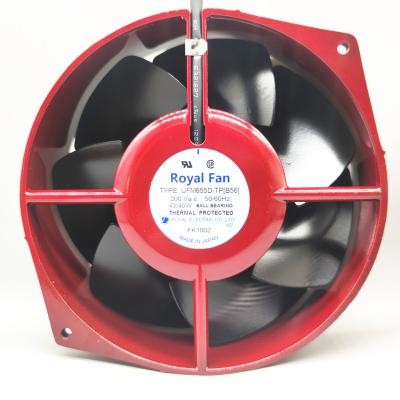 China Other UFM655D-TP [B56] ROYAL TYPE AC 200V 41/36W 0.33/0.27A 2800RPM 312/360m3/h 2 wires Spindle Motor Axial Fan for sale