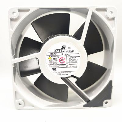 China Other STYLE 12038 FAN UP12D23 12cm AC 230V 16/15W 120x120x38mm 16W 8 Axial Cabinet Server Fan for sale