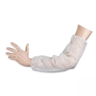 China With Elastic And Knitted Disposable Arm Sleeve OEM Style Cuff Long Sleeve PP Nonwoven Disposable Sleeve Cover Wholesale For Hospital for sale