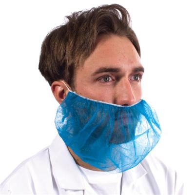 China Manufacturer Disposable Non Woven PP Face Cover Beard Net Beard Net Beard Cover Disposable for sale