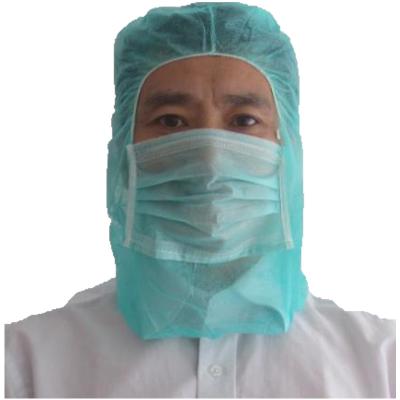 China Eco-friendly Hood Cover pp Nonwoven Hood Balaclava Face Cover Non Disposable PP Astronaut Caps Woven Hairnet Manufacturer for sale