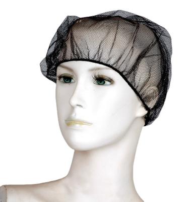 China Elastic On The Edge High Quality Disposable Hairnets Mesh Nylon Cap for sale