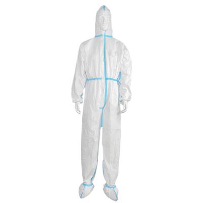 China Adult Microporous Heat Seal Taped Disposable Coverall for sale