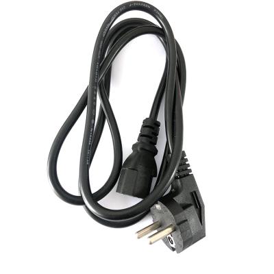 China World Standard Approved Cu+plastic Plug Computer Electrical Wire 2 Core Power Cord for sale