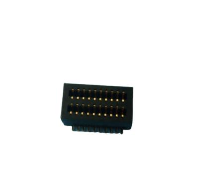 China 0.8mm gold plated 2*12PIN size: 3-8.5mm female connector panel to board BTB connector for sale