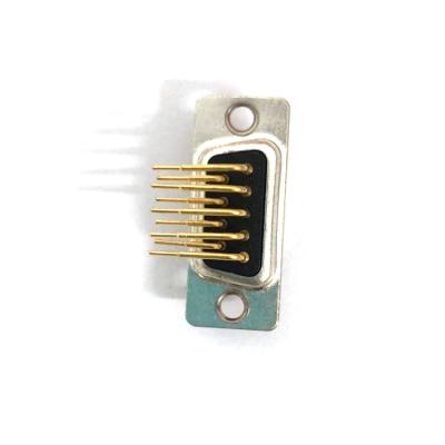 China Cu+plastic Custom Color 9p Female Dsub Machined Pin Male Solder Connector 90degree D-sub for sale