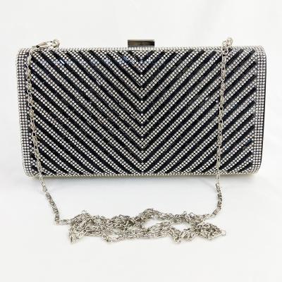 China Wholesale High Level Luxury Tassel Pattern Luxury Pattern Rhinestone Dress Bag Sequin Handbags Clutch Bag Evening Purse Wedding Party Bag for sale