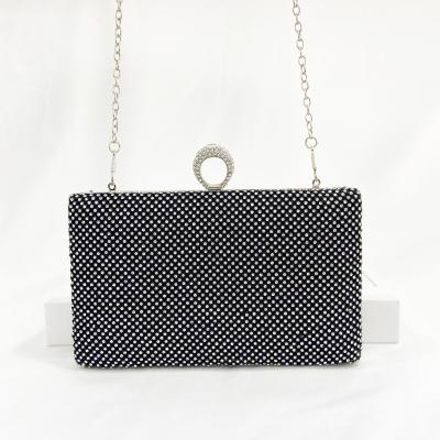 China Rhinestone Handbag Hot Selling Fashion High Quality Fashion Clutch Evening Lady Bags Luxury Dinner Bag for sale