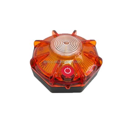 China 4 Mini LED Safety Warning Light Battery Car Emergency Strobe Warning Lights for sale