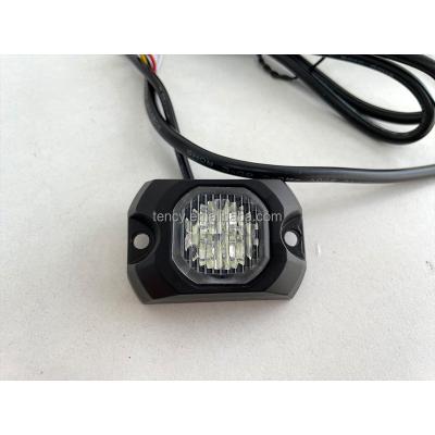 China With 5w Memory Function Hideaway LED Strobe Light Heads Hideaway LED Strobe Warning Lights for sale