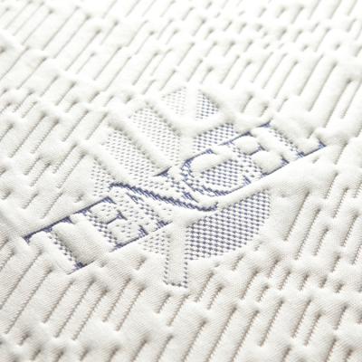 China Breathable 340GSM Customize Knitted Mattress Fabric T Encel Polyester Mattress Ticking Fabric for sale