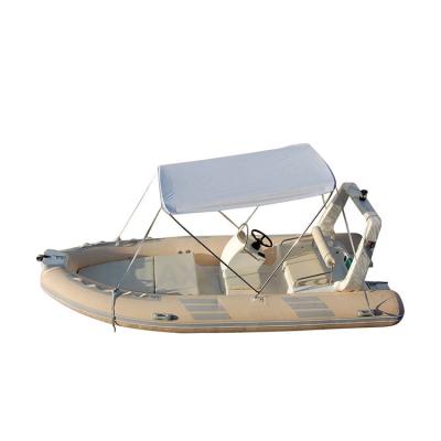 China Famous Fiberglass Rilaxy New Product Sale 4.8m RIB Boat Stainless Steel Sunshade Products (Bimini Top) for sale