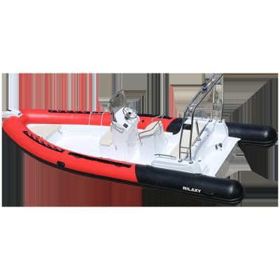 China All fiberglass export products 6.50m RILAXY double standing pilot seat rib boat buy chinese products online for sale