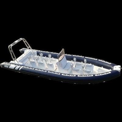 China Fiberglass Rilaxy 15 Person Whale Tour Passenger RIB Boat with single jockey seats and twin engines capable for sale