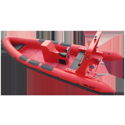 China Highly demanded imported RILAXY fiberglass products choose console rib boat pilot single seat standing rib boat from China for sale