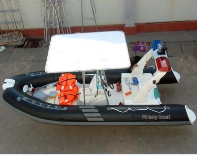 China Finshing CE Approved 17ft Open Inflatable Boat Rib for sale