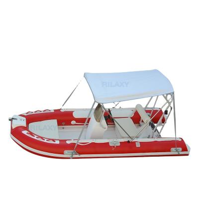 China RILAXY Hot Products Fiberglass Inflatable Center Console Small Steering Fishing Boat For Sale Best Product Imports for sale