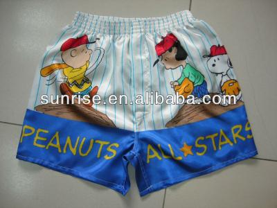 China Hot Sexy 100% Breathable Polyester Boxer Shorts for sale