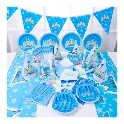 China Party Decoration Gift Stock Clues Blue Children's Birthday Party Costume Decorative Party Supplies For Adults for sale