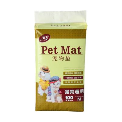 China Manufacturer Disposable Comfortable And Dry Pet Stored Cat Pads Oem Pad Pee For Pet for sale