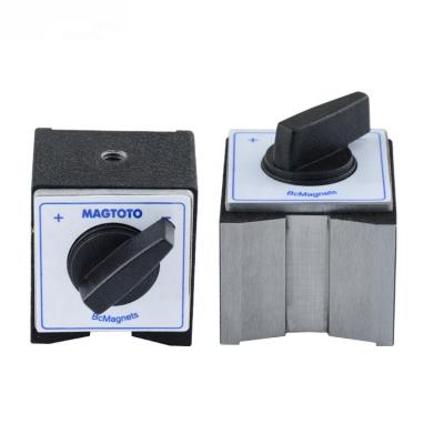 China Wholesale Industrial Magnet Stand 40kg Small Mini Switchable Magnetic On/Off Base Mount for sale