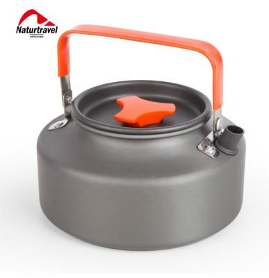 China Naturtravel 1.1L AluminumTeapot Fishing Beach Camping Coffee Water Pot Outdoor Cookware For Camping Camping Hiking Teapot for sale