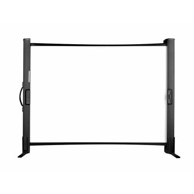 China Portable Desktop Projector Screen 40-50 Inch Outdoor Table Projection Screen Smart Business Pull Up Desktop Mini Projection Screens For Business for sale