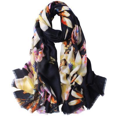 China Elegant Lady Wholesale New Fashion Ultra-thin Winter Shawl Thin Section 100% Thin Section Cashmere Scarf for sale