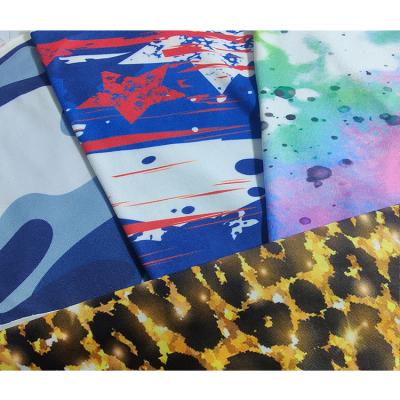 China LOW MOQ Organic Double Side Brushed Polyester 4 Way Stretch Printed DbpFabric for sale