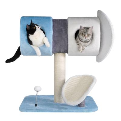 China Viable Atopy Cat Tree Big Cats House Multi Large Deluxe Cat Scratching Post Tree for sale