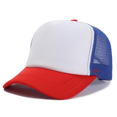 China COMMON Classic Multicolor Truck Net Hat Sunshade Half Can Be Customized Logo Pattern Cotton Sunscreen Baseball Cap for sale