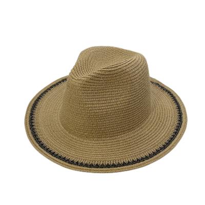 China 2023 image fashion sun women beach felt hat fishing sombreros for men protection wholesale cowgirl panama wide brim straw hat for sale