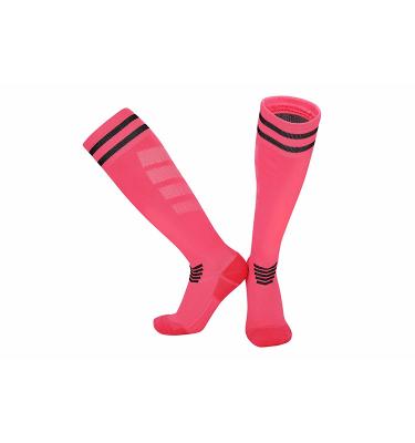 China 2021 Hot Breathable Sports Antibacterial Design Long Football Socks for sale