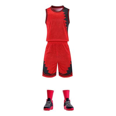 China Antibacterial 2022 New Basketball Training Suit Customizes Breathable Basketball Tank Top for sale