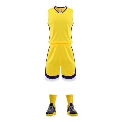 China Antibacterial Factory Sells 100% Polyester Basketball Uniform Customized Basketball Jersey for sale