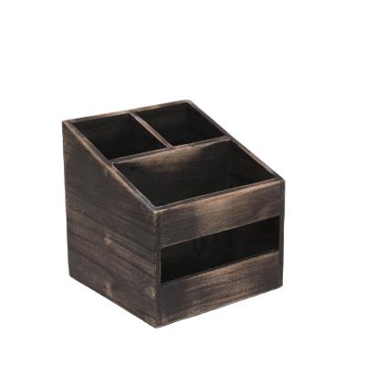 China Multifunctional Eco-friendly Handcrafted Wooden Tissue Dispenser Tissue Box for Bedroom Kitchen Living Room and Different Office for sale