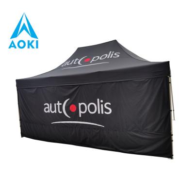 China 4*8m 13*26ft big folding event gazebo logo printed adevetising outdoor marquee canopy tent for sale