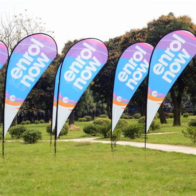 China 15ft/4.5m FLYING Teardrop Flag Flying Banner, Cheap Custom Flags for sale