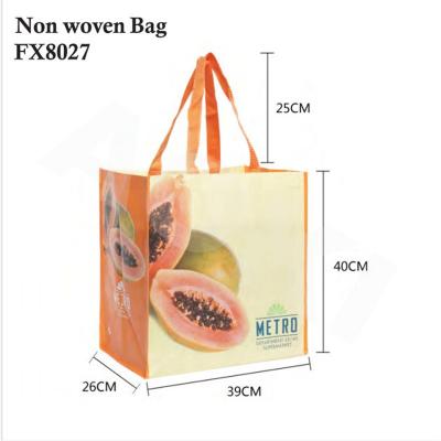 China Wholesale Custom Handled Personalized Shopping Bag Tote Bags Non Woven Promotional Reusable Fabric With Picture Printing for sale