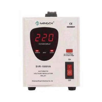 China To Stabilize Input Voltage Automatically MINGCH Customized Series Single Phase 220V Svr 3 KVA 1.5 KVA Automatic Voltage Stabilizer for sale