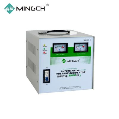 China To stabilize input voltage automatically MINGCH servo motor TND series AC power 10K 5K 3kw automatic voltage regulator for sale