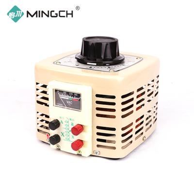 China TDGC2 MINGCH produced TDGC2 automatic adjustable voltage regulator 1kva for 1 phase Variac for sale