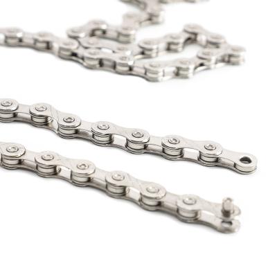 China Anti-Trust Lock 114/116/126 Concave Links Male Connector Road Bike 11-12 Speed ​​Male Connector Boxed Bicycle Chain Silver for sale