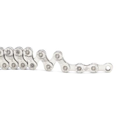 China 116-126 Narrow Silver Links Road Bike MTB 9 Connector MTB 7/9/10/11 Speed ​​Connector MTB 9/10/11 Speed ​​Hollow Road Bicycle Chain for sale